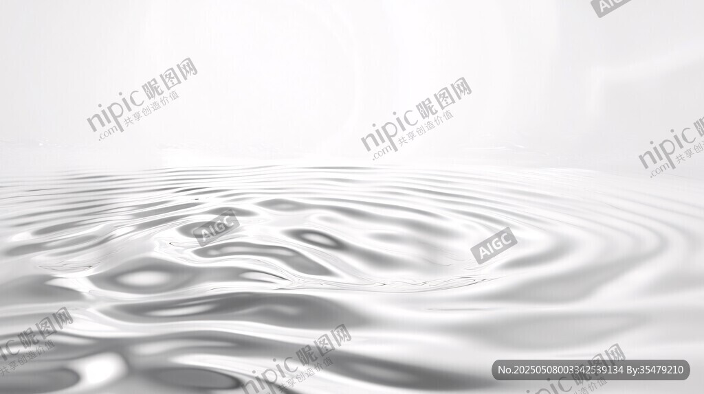 白色水波紋理背景畫面