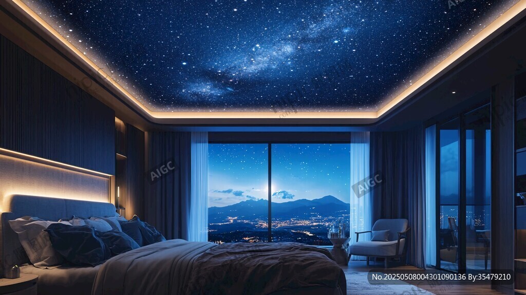 夢幻星空臥室 盡享浪漫視野