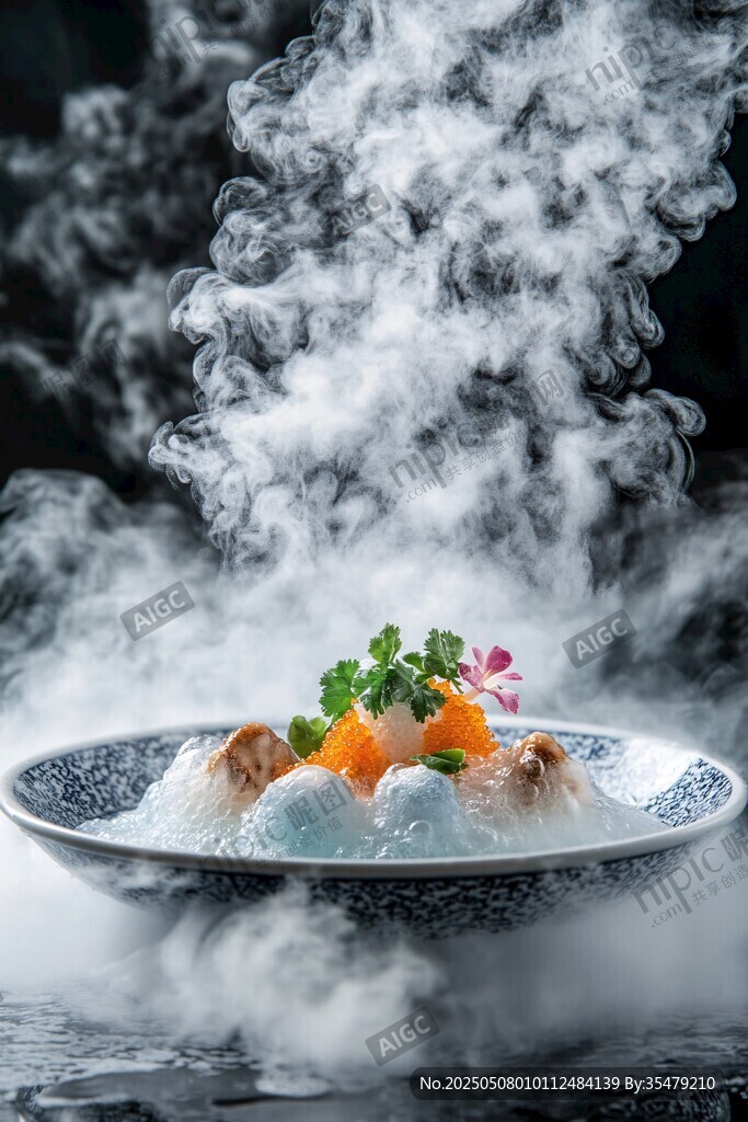 仙氣繚繞的創(chuàng)意美食擺盤