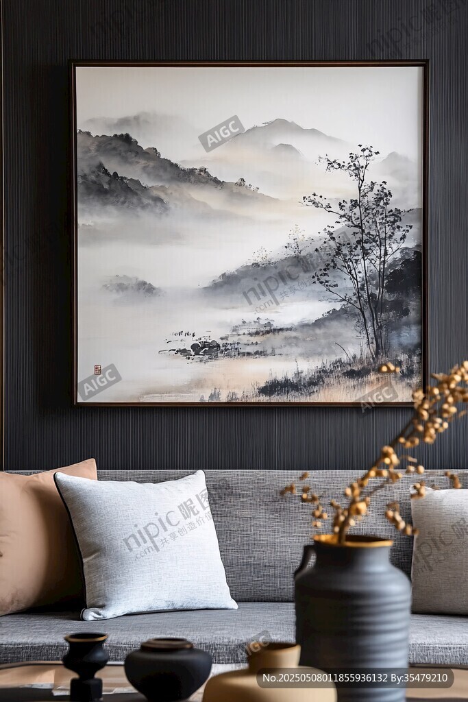中式水墨掛畫(huà) 家居雅致風(fēng)