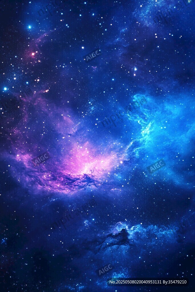 夢(mèng)幻星空宇宙絢麗景觀