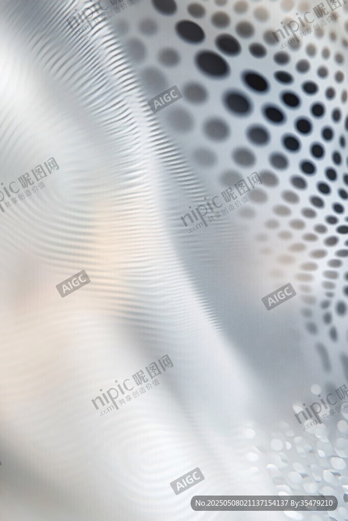銀灰波點抽象紋理背景圖
