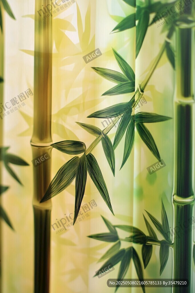 清幽翠竹 自然綠意之景