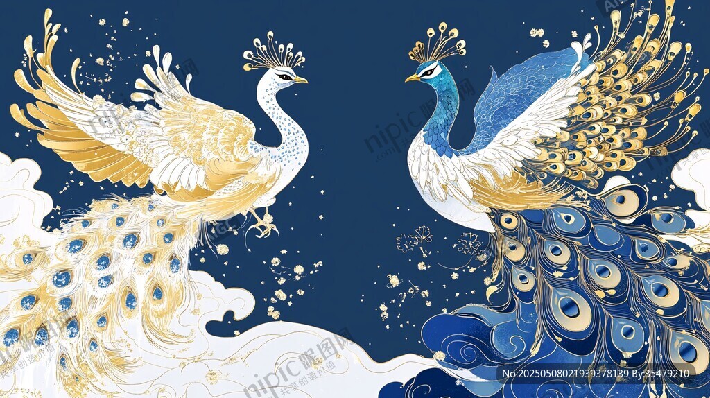雙鳳舞天間
