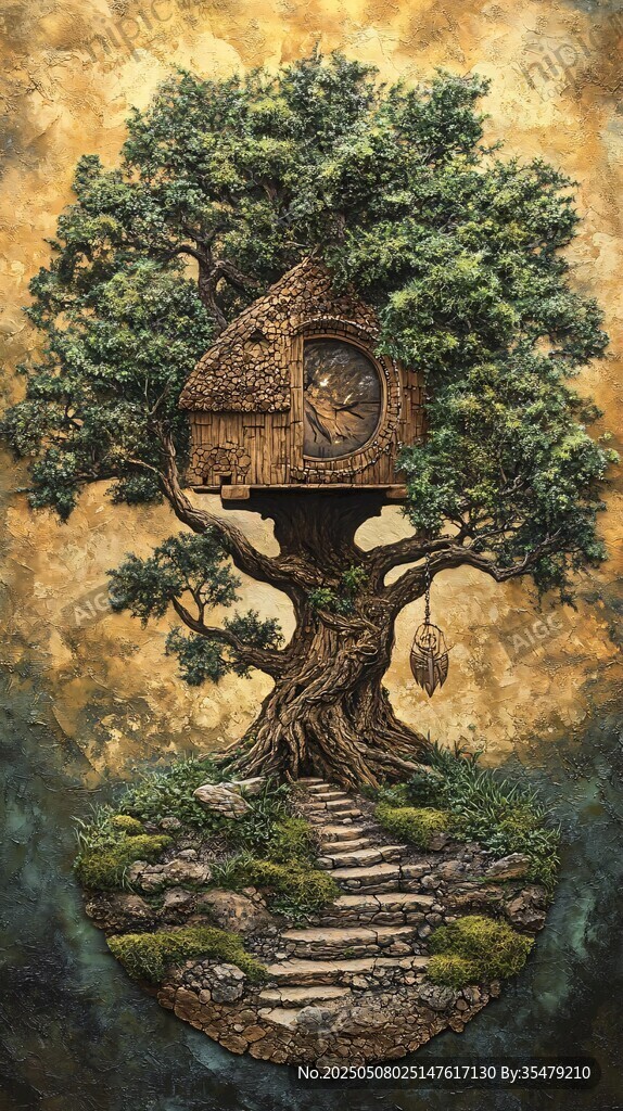 奇幻樹屋 自然中的神秘居所