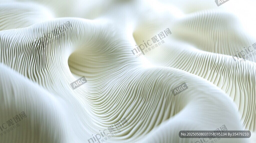 白色波紋抽象紋理圖案