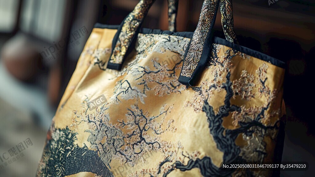 中式古風刺繡精美手提包