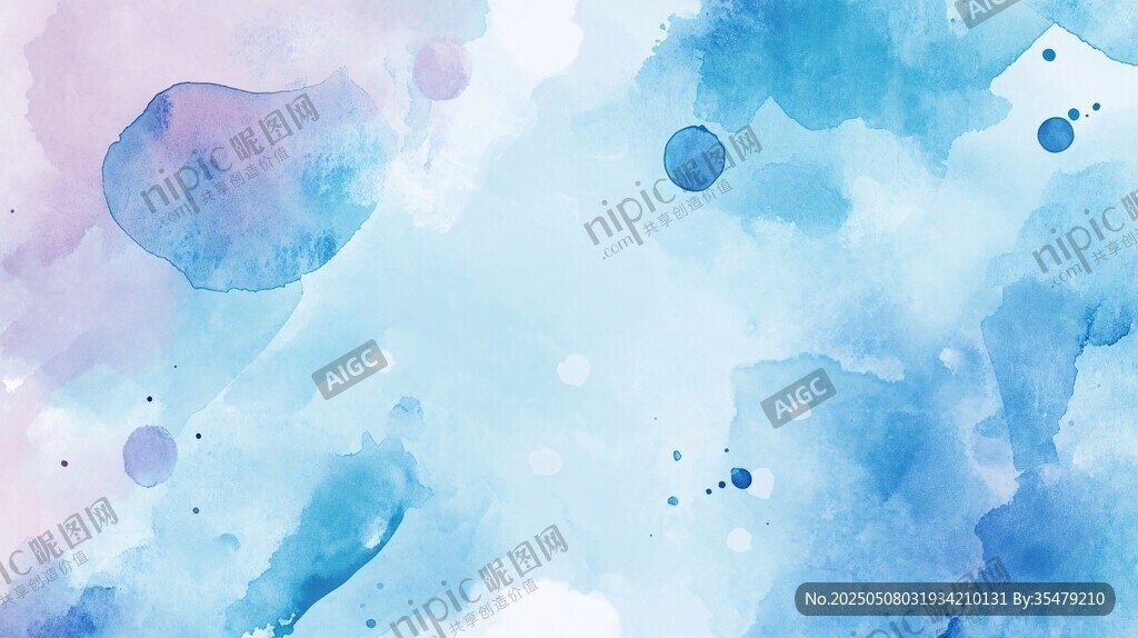 夢幻水彩背景圖