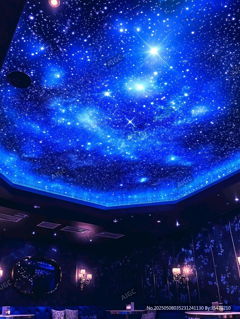 夢幻星空主題室內空間