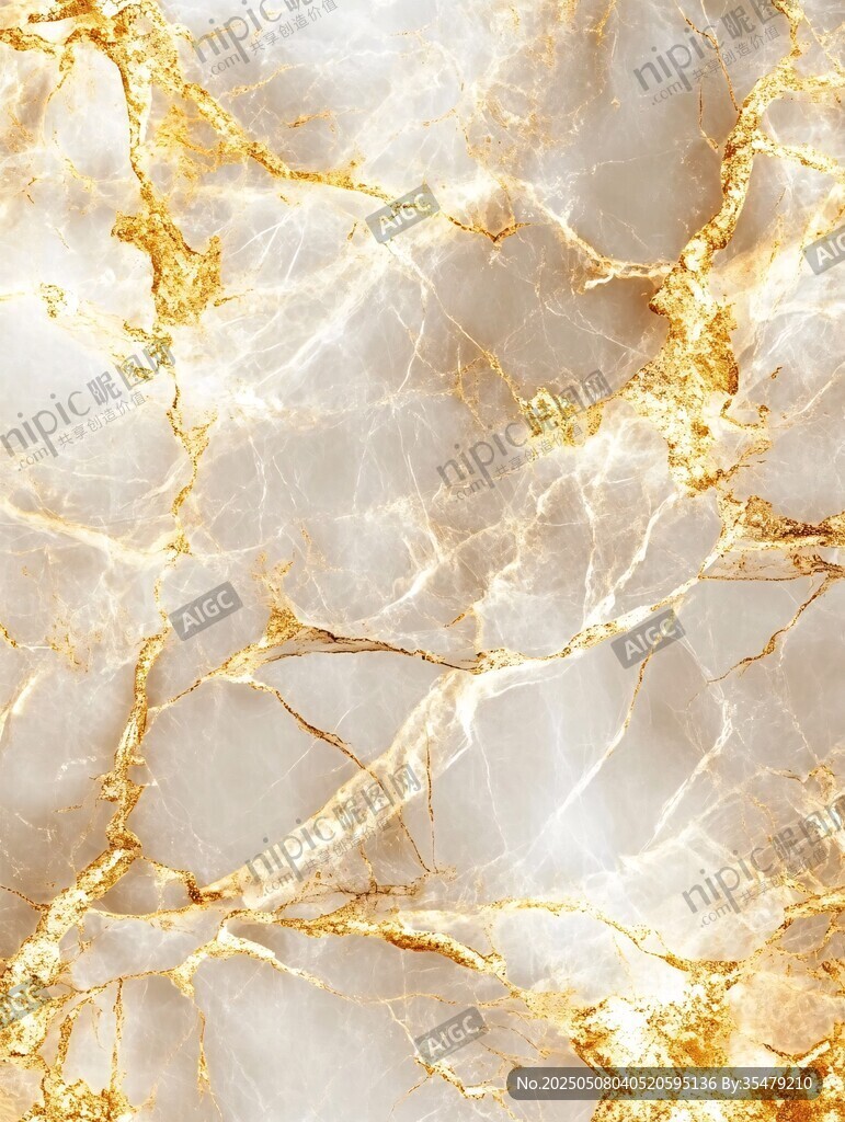 奢華金白大理石紋理