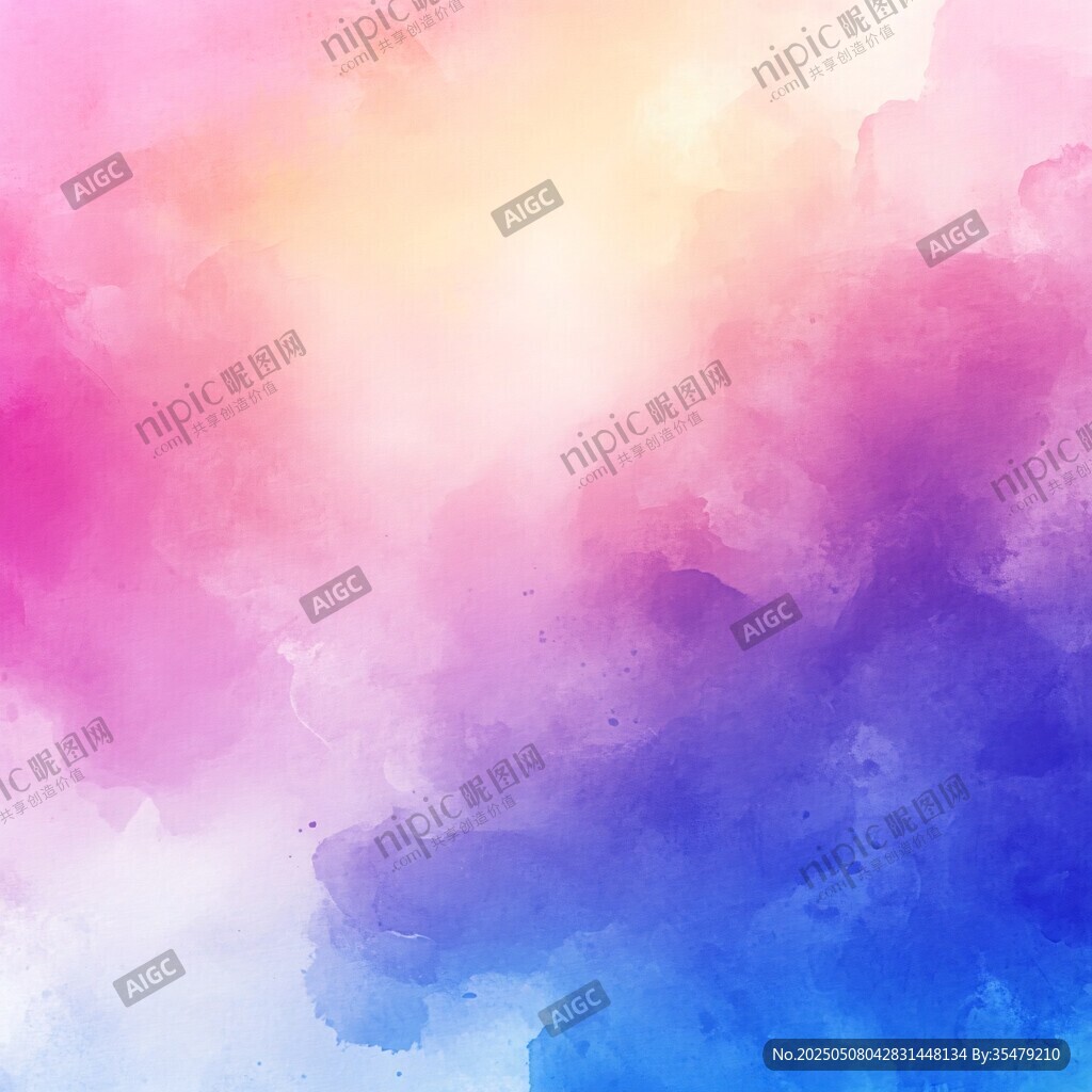 夢(mèng)幻水彩漸變背景紋理
