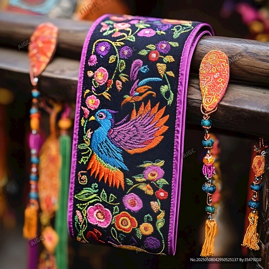 精美刺繡飾帶