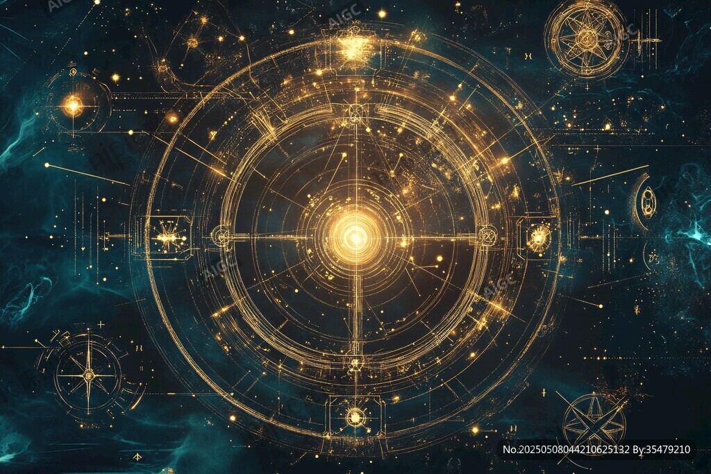 神秘星圖中的奇幻宇宙元素