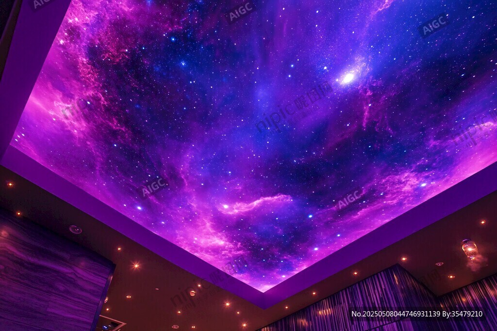 夢幻星空主題天花板
