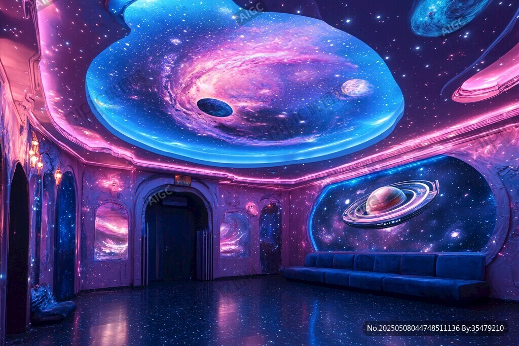 夢幻宇宙主題室內(nèi)空間