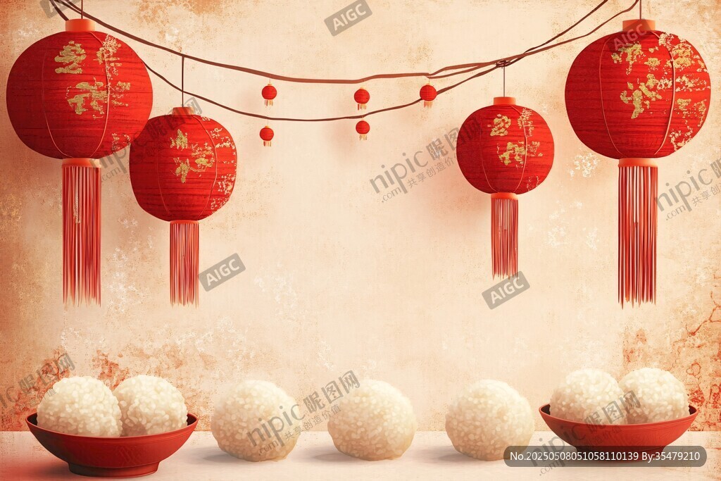 紅燈籠下的傳統(tǒng)元宵佳節(jié)