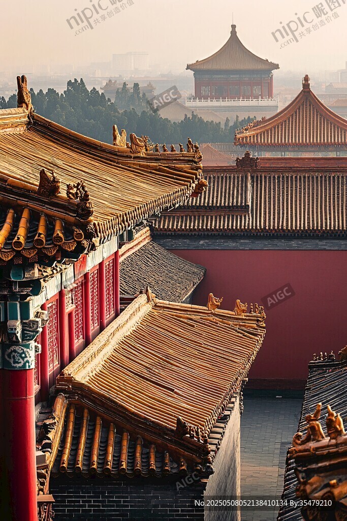 故宮古建筑群的壯麗景觀