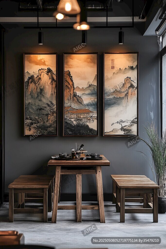 中式茶室一角 盡顯雅致