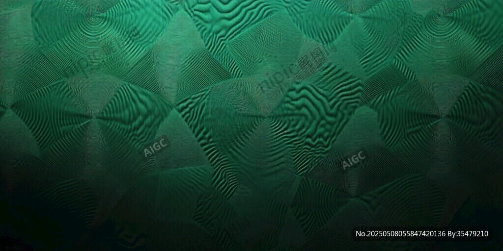 深綠幾何紋理抽象背景圖