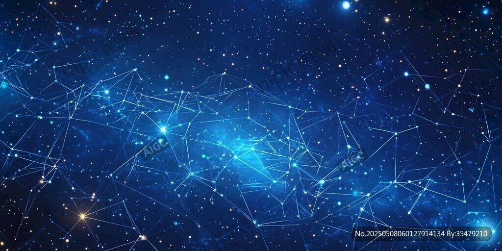 夢幻星空網(wǎng)絡(luò)連線背景圖