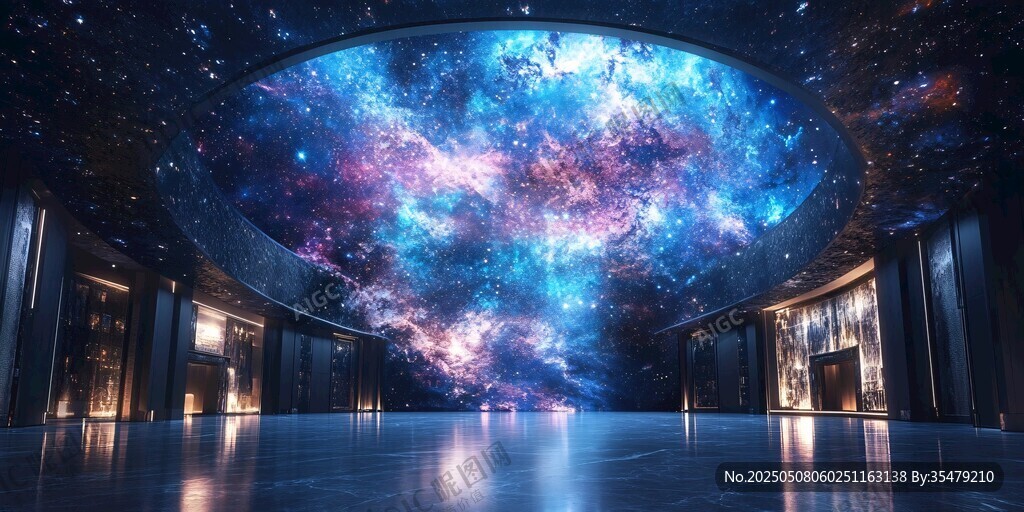 夢(mèng)幻星空室內(nèi)場(chǎng)景展示