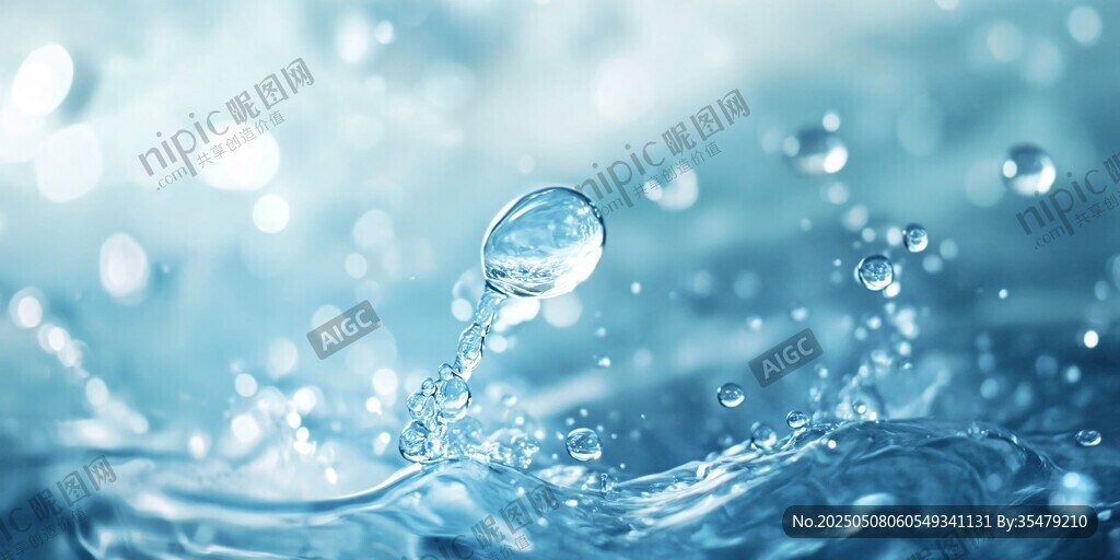 水滴飛濺的靈動瞬間