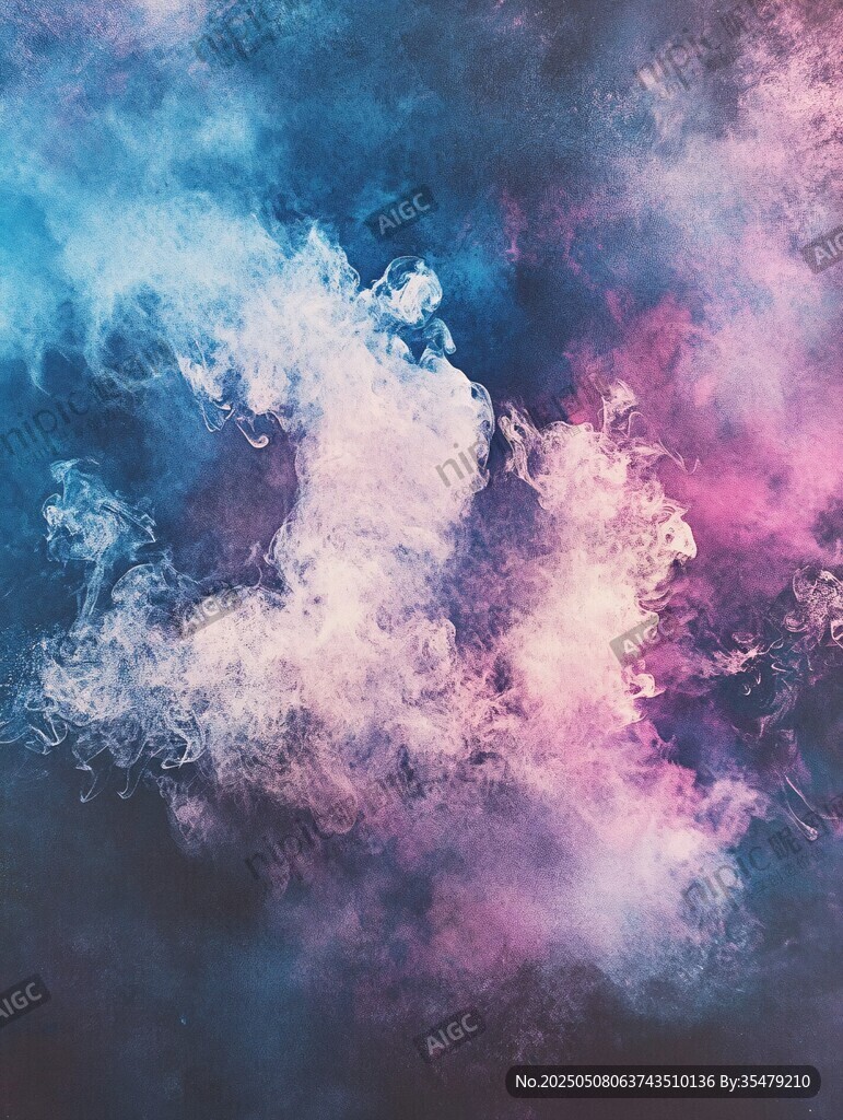 夢幻色彩煙霧背景圖