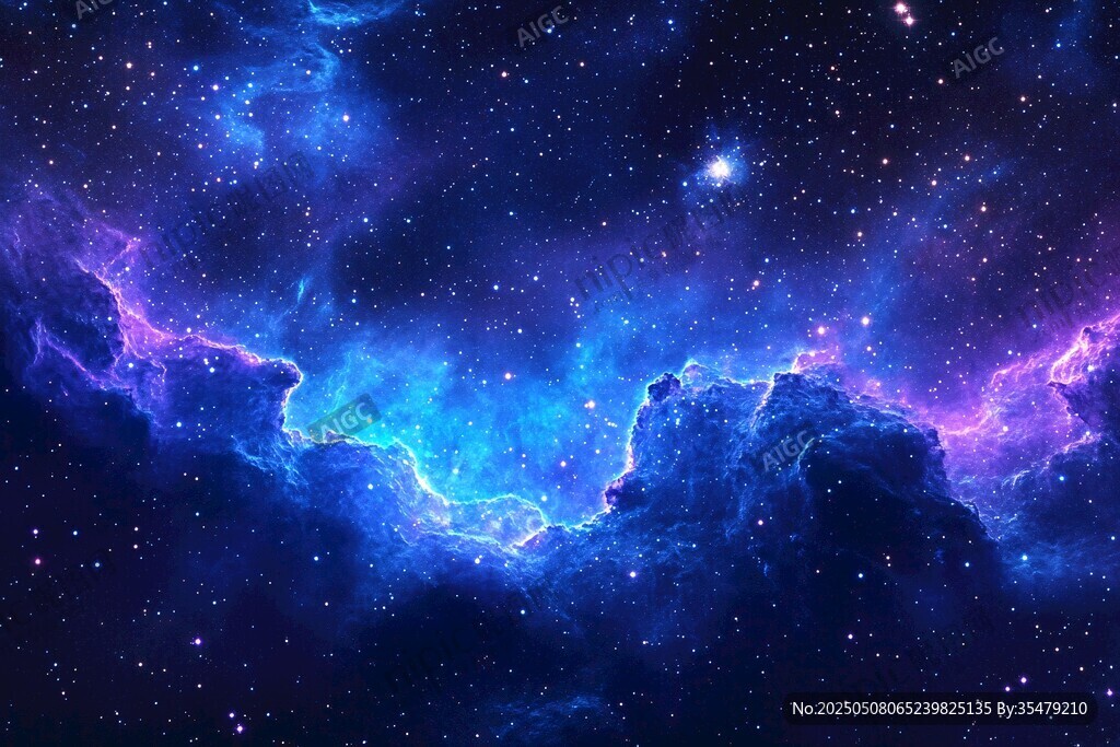 夢(mèng)幻星空宇宙星云景象