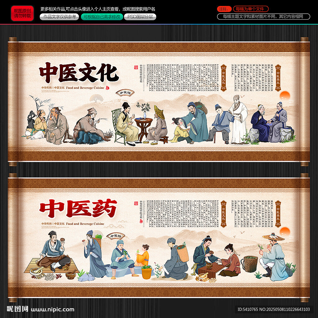中醫中藥文化墻