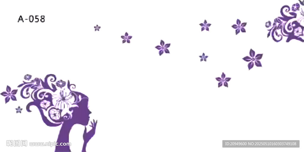 女孩吹星花雕刻畫