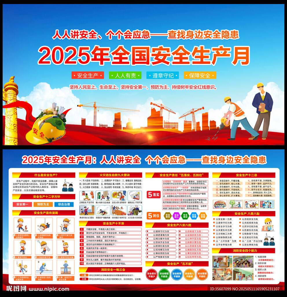 2025年安全生產海報
