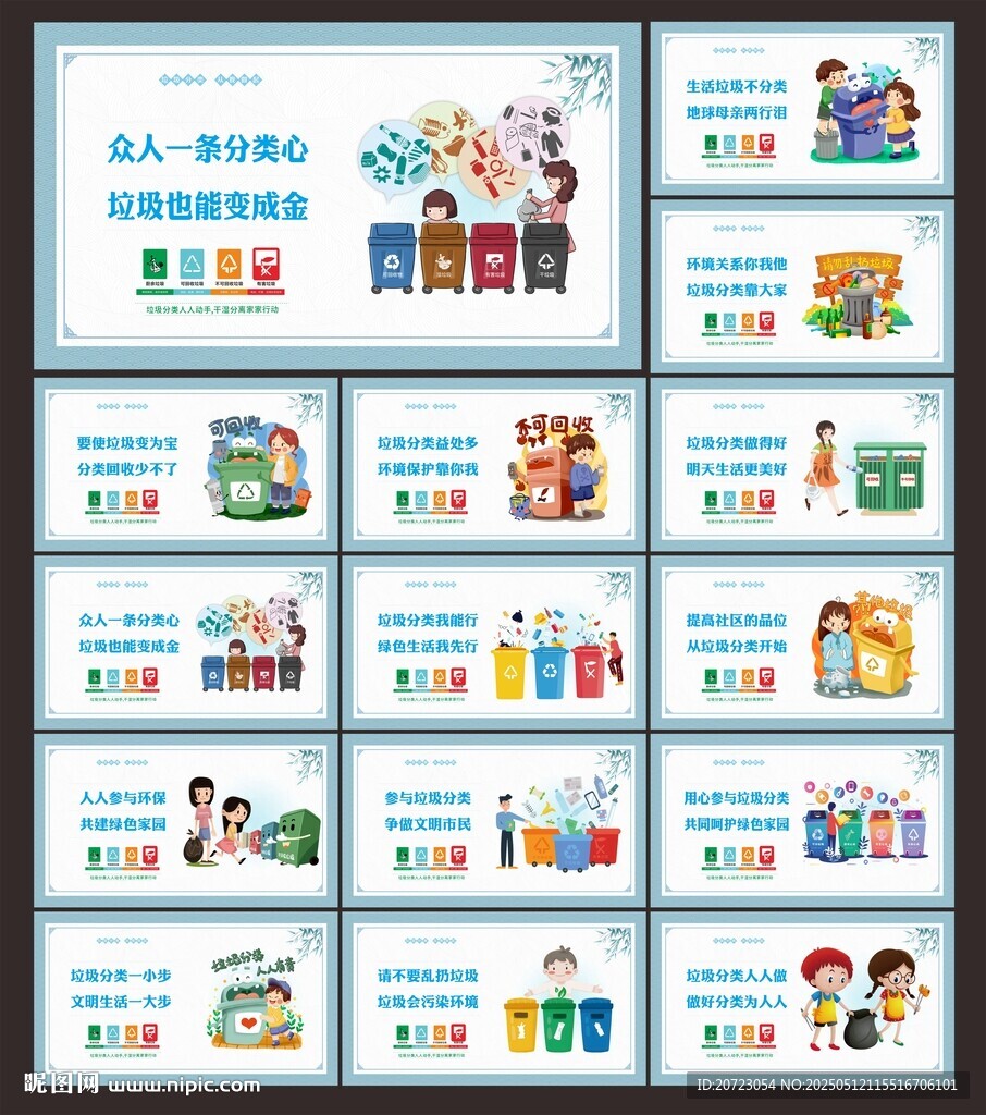 垃圾分類標語