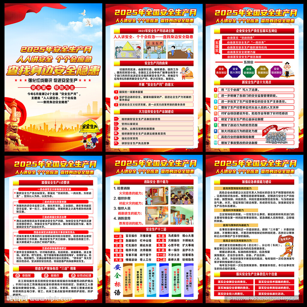 2025年安全生產(chǎn)掛圖