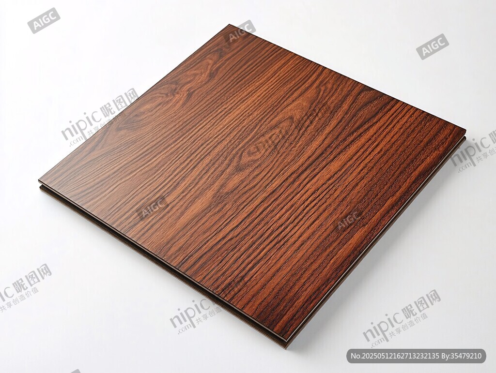深棕色木紋地板展示