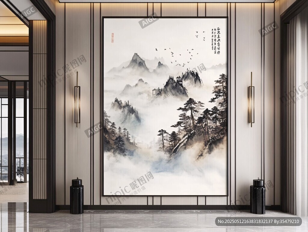 中式山水掛畫 盡顯典雅氣質(zhì)