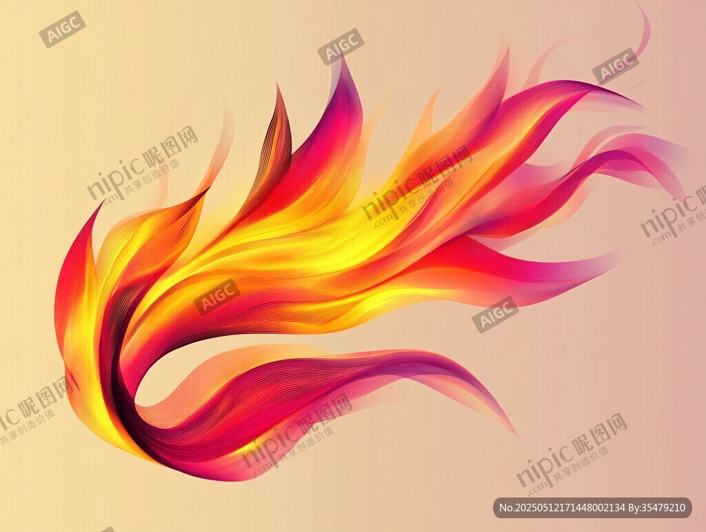 絢麗火焰動(dòng)感圖案設(shè)計(jì)