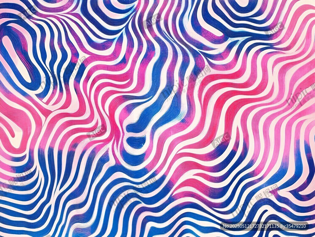 炫彩波浪紋理圖案背景