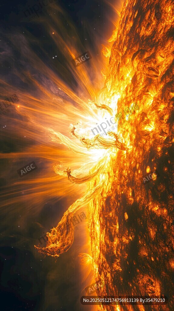 太陽爆發壯觀景象