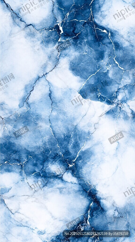 藍(lán)白大理石紋理背景圖案