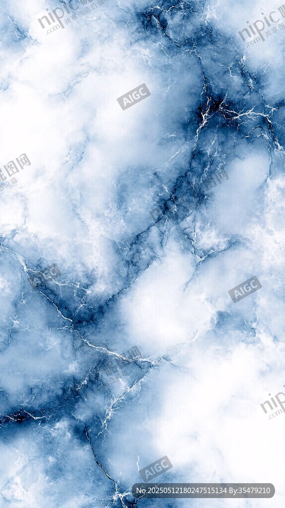 藍白大理石紋理背景圖