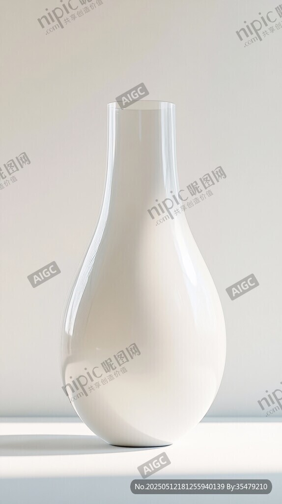 簡(jiǎn)約白色花瓶靜物之美