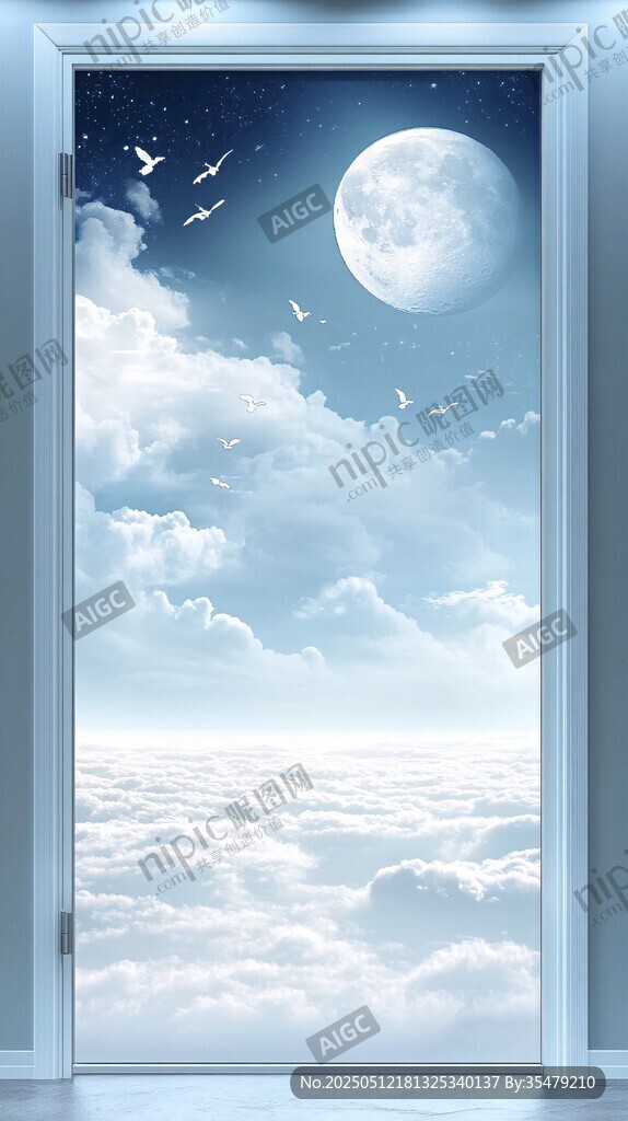 夢幻云端之月景
