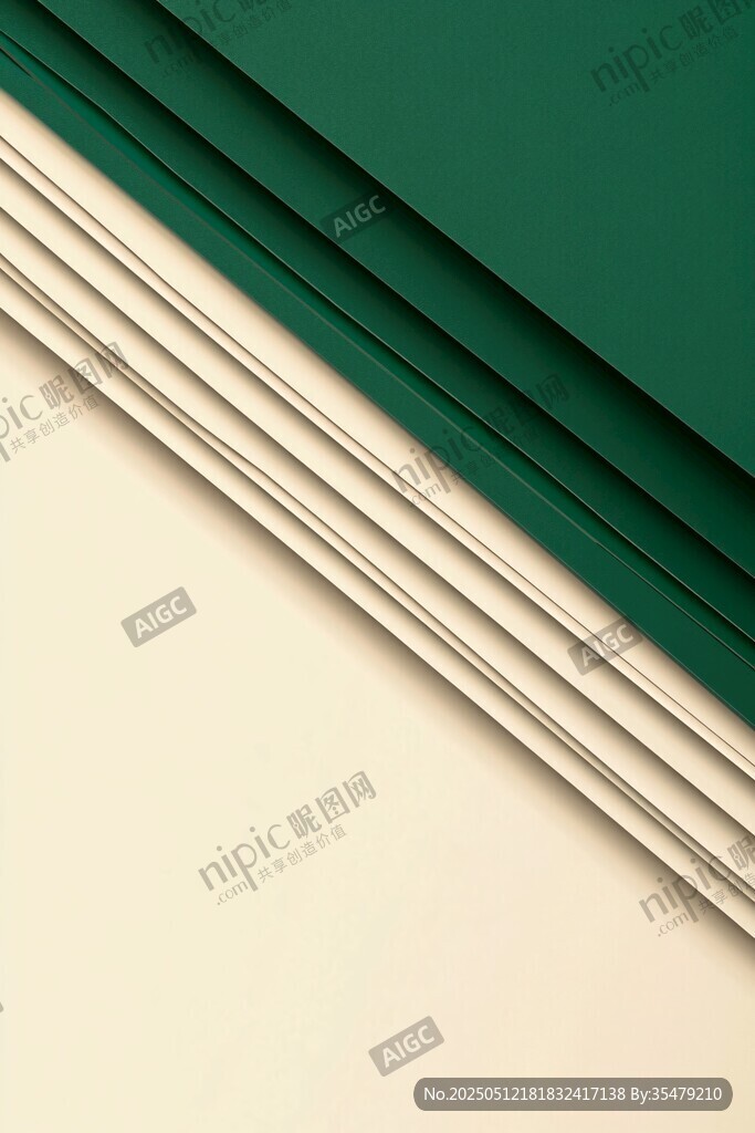 多彩卡紙堆疊展示