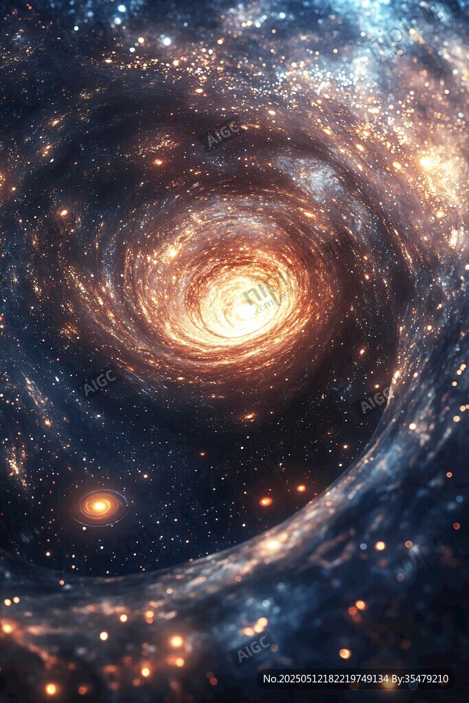 神秘壯麗的宇宙漩渦奇觀