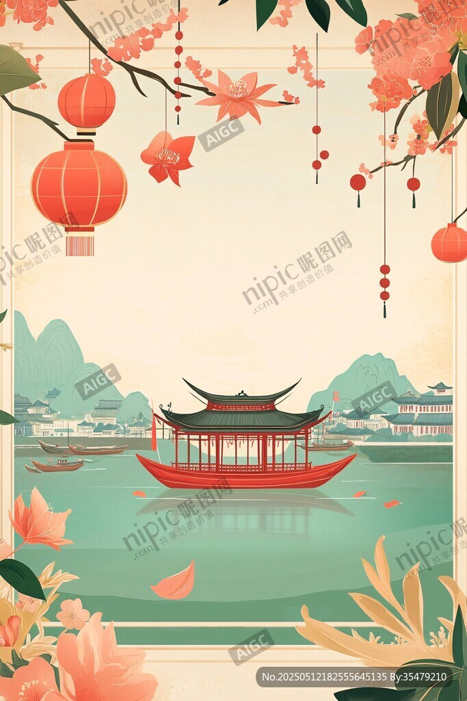 江南水鄉(xiāng)春景 古韻悠然