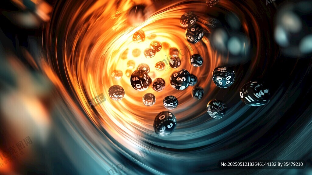 炫彩粒子漩渦奇幻景象