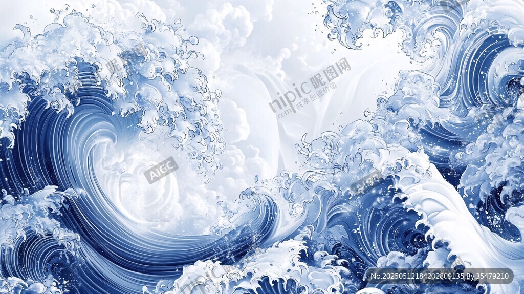 驚濤駭浪圖