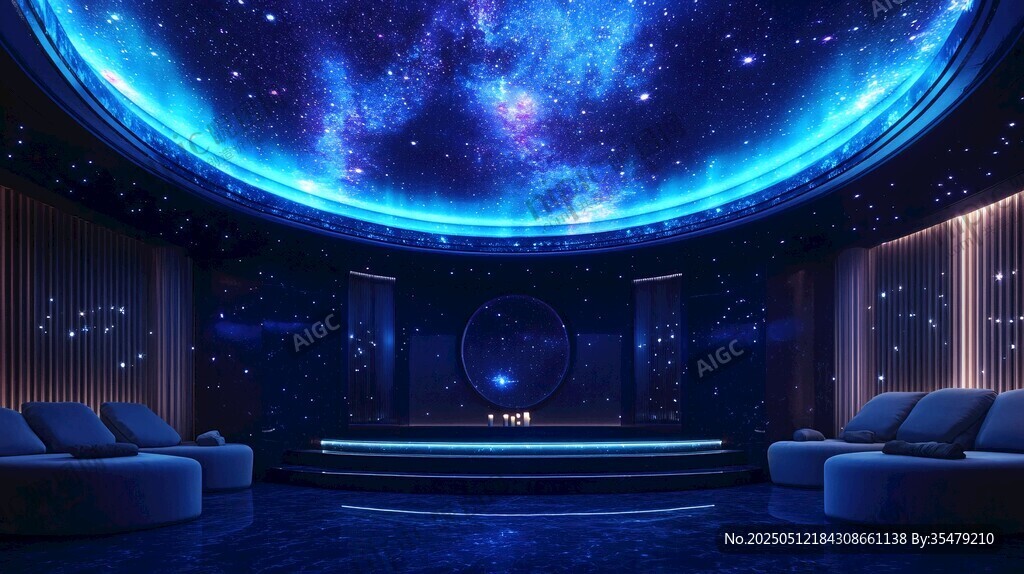 夢(mèng)幻星空主題室內(nèi)空間