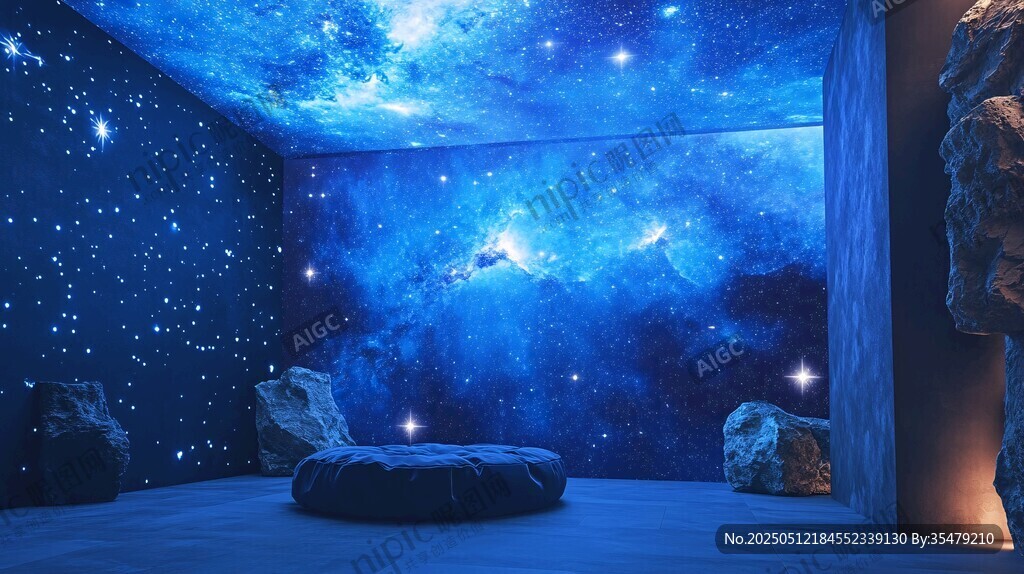 梦幻星空主题室内场景 梦幻星空主题室内场景