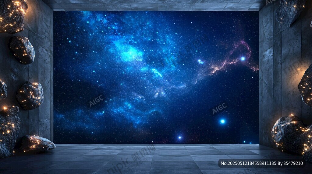 夢(mèng)幻星空室內(nèi)場景展示